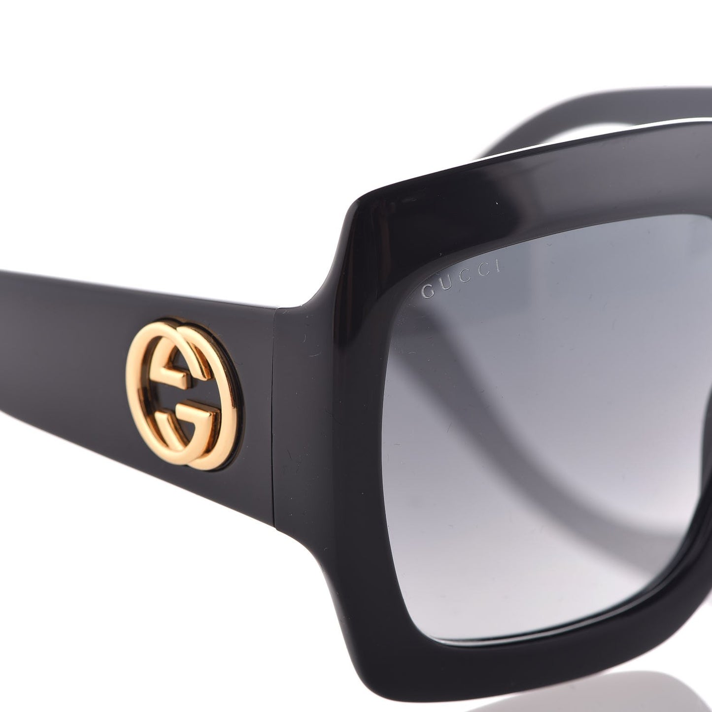 Acetate Square Frame Sunglasses GG0053S Black