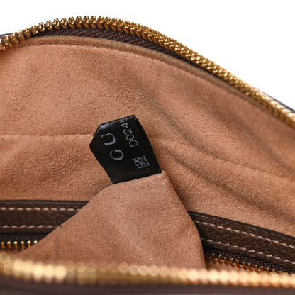 Gucci GG Supreme Monogram Web Small Ophidia Shoulder Bag Brown 8 of 14