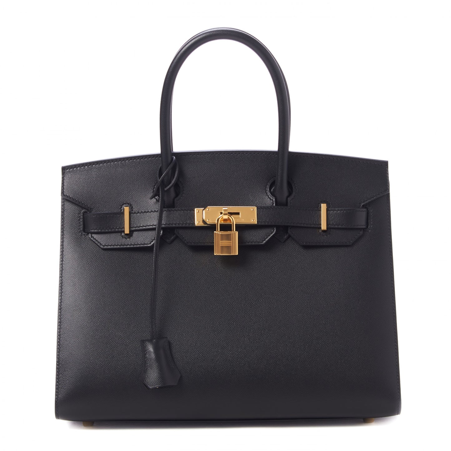 Madame Calfskin Birkin Sellier 30 Black