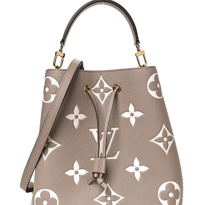 Louis Vuitton Empreinte Monogram Giant Neonoe MM Tourterelle Creme 8 of 11