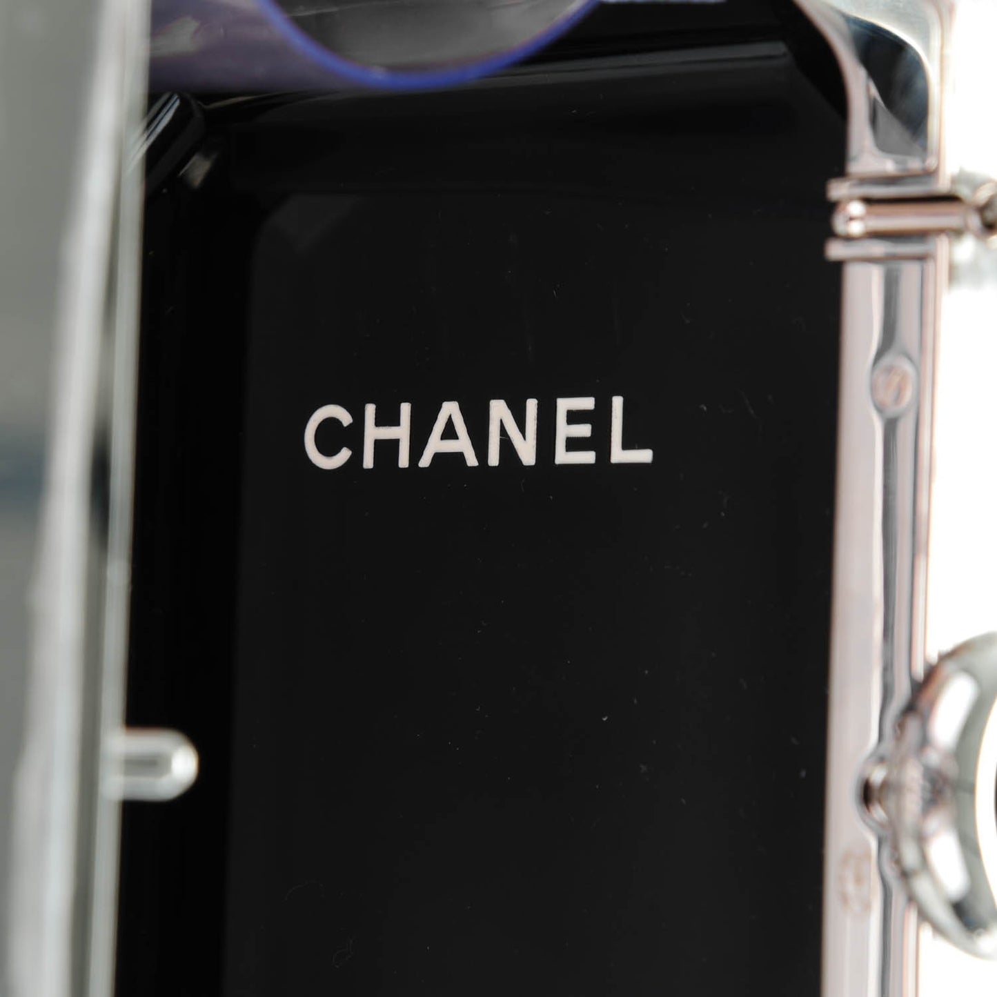 Plexiglass Premiere Minaudiere Clutch Black