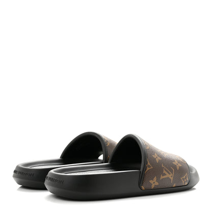 Louis Vuitton Rubber Monogram Mens Waterfront Mules 8 Macassar 5 of 10