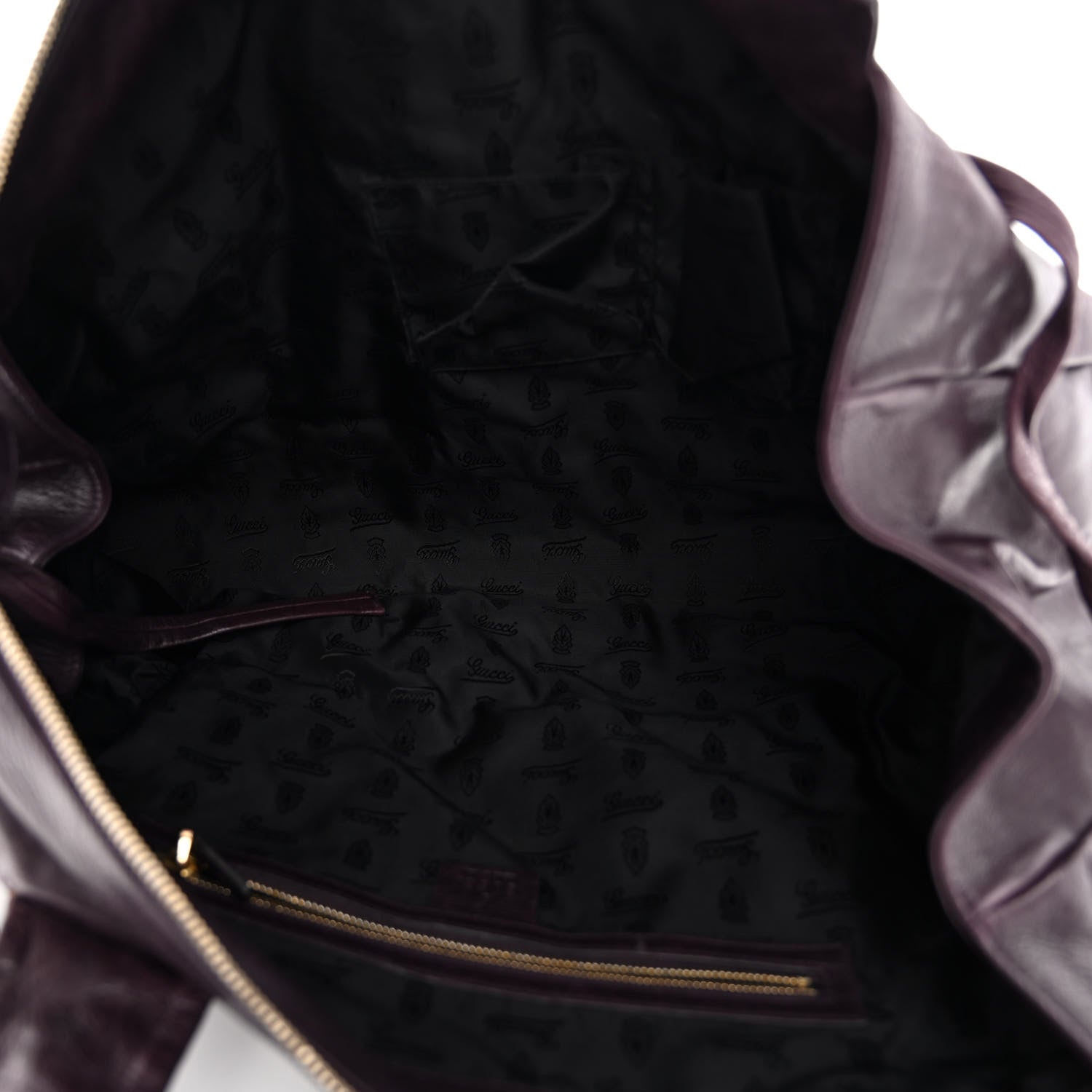 Gucci Calfskin Medium Hysteria Top Handle Bag Purple 5 of 9