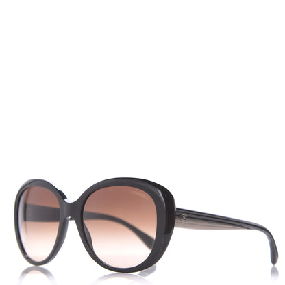 Chanel Signature Oval Sunglasses 5312 Black 1 of 9
