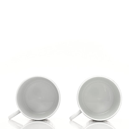 Hermes Porcelain Mosaique au 24 Coffee Cup and Saucer Set of 2 9 of 10