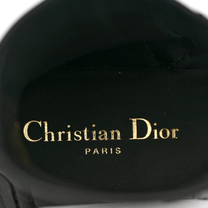 Christian Dior Brushed Calfskin Rubber Dioriron Boots 38 Black 7 of 8
