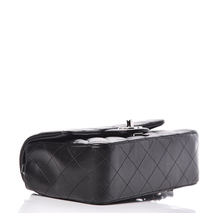 Chanel Lambskin Quilted Mini Rectangular Flap Black 4 of 13