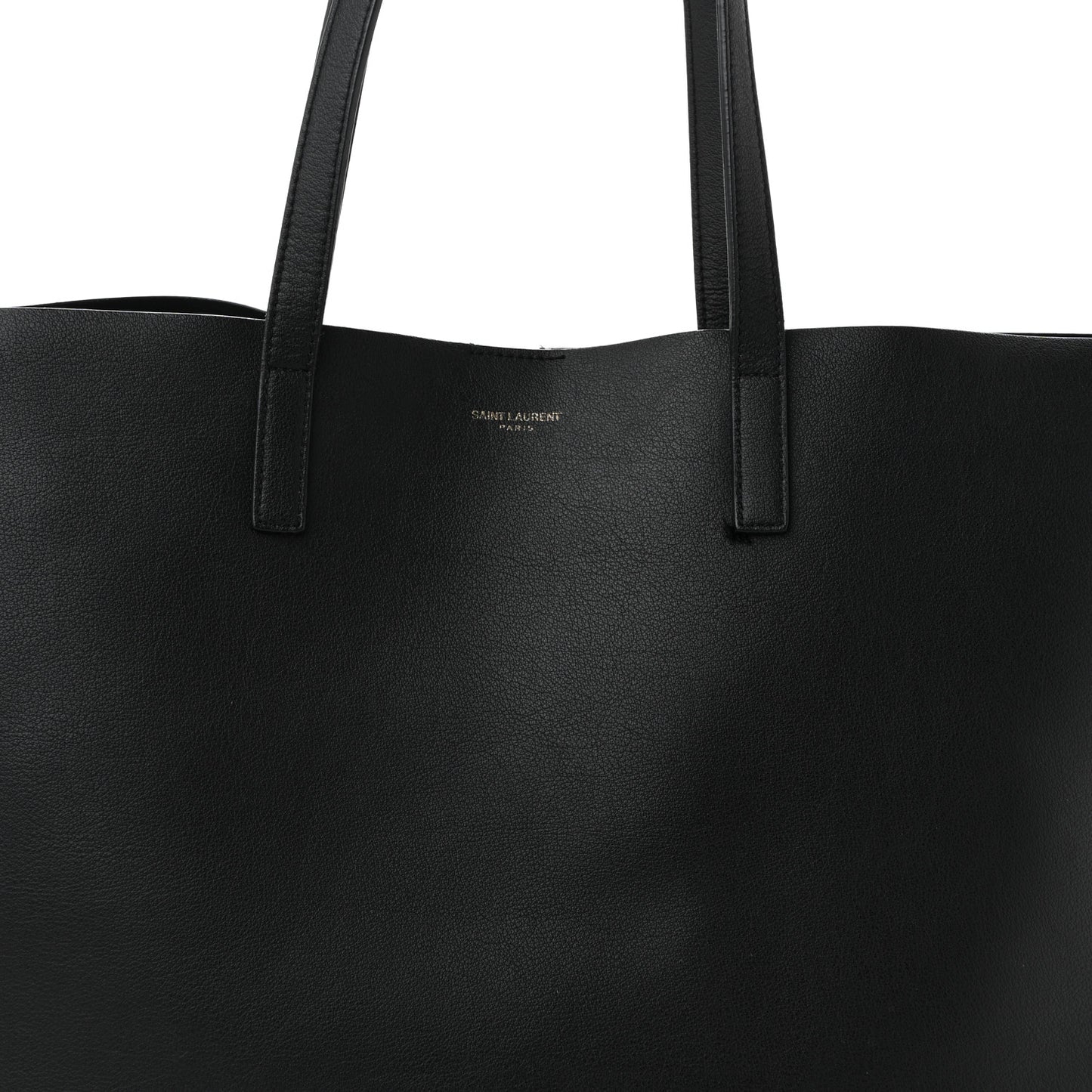 Calfskin Large Shopping Tote Black