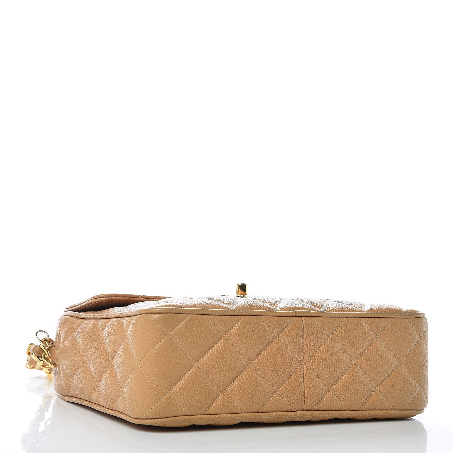 Chanel Caviar Quilted Camera Case Beige 4 of 13