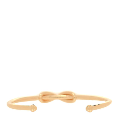 Tiffany 18K Yellow Gold Infinity Cuff Bracelet 3 of 4