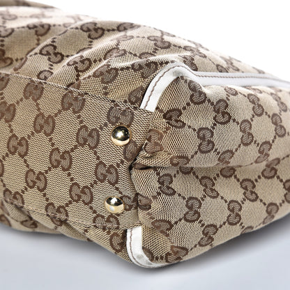 Gucci Monogram D Gold Tote Off White 9 of 18