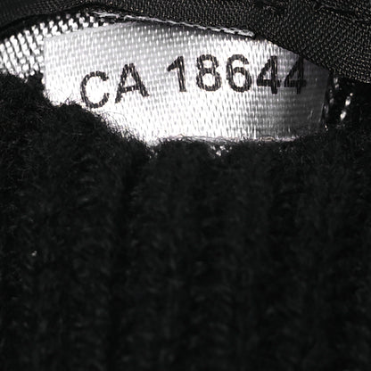 Chanel Cashmere CC Headband Black 7 of 7