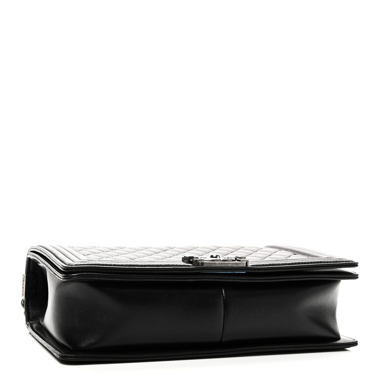 Lambskin Quilted New Medium Boy Flap Black
