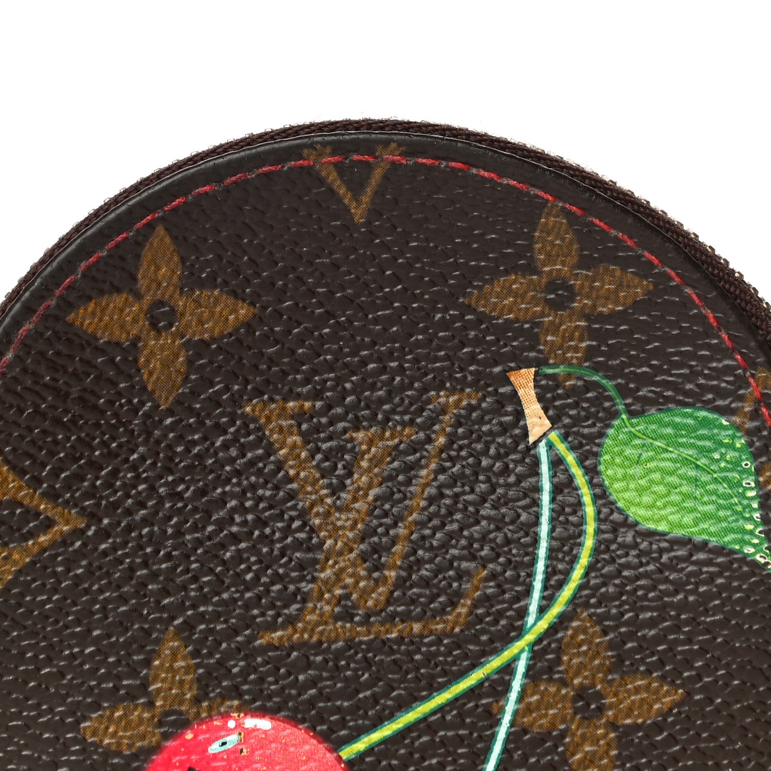 Louis Vuitton Monogram Cerises Round Coin Purse 8 of 14