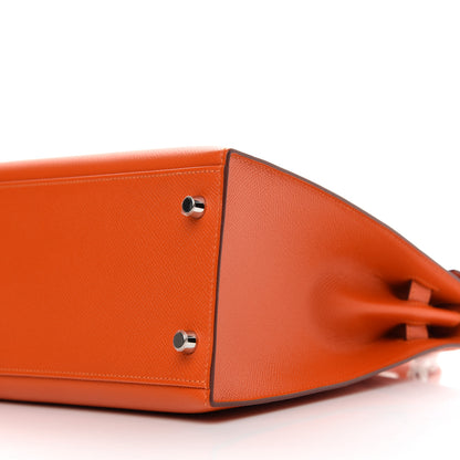 Hermes Epsom Kelly Sellier 32 Orange 9 of 10