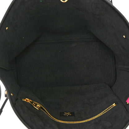 Louis Vuitton Empreinte Spring In The City Neverfull MM Black White Pink 6 of 11