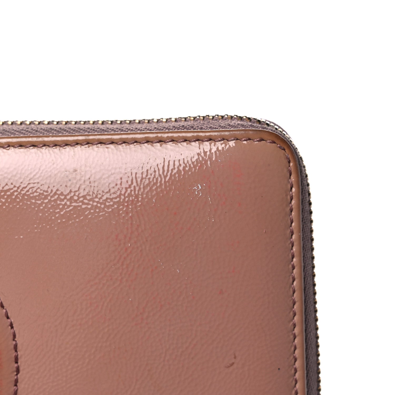 Gucci Patent Soho Zip Around Wallet Dark Cipria 23 of 23