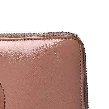 Gucci Patent Soho Zip Around Wallet Dark Cipria 23 of 23
