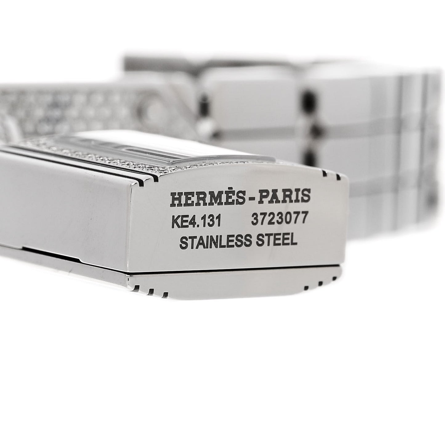 Stainless Steel Diamond Pave 16mm Kelly Quartz Watch
