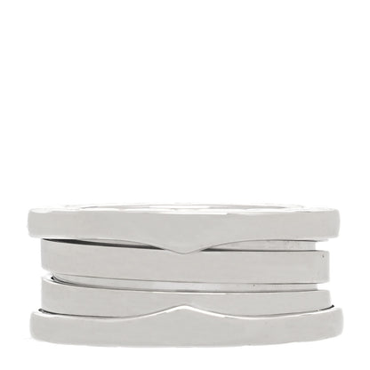 Bulgari 18K White Gold B.Zero1 Three-Band Ring 48 4.5 1 of 6