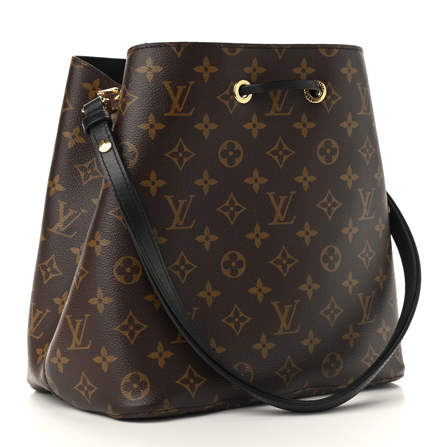 Louis Vuitton Monogram Neonoe MM Black 3 of 9