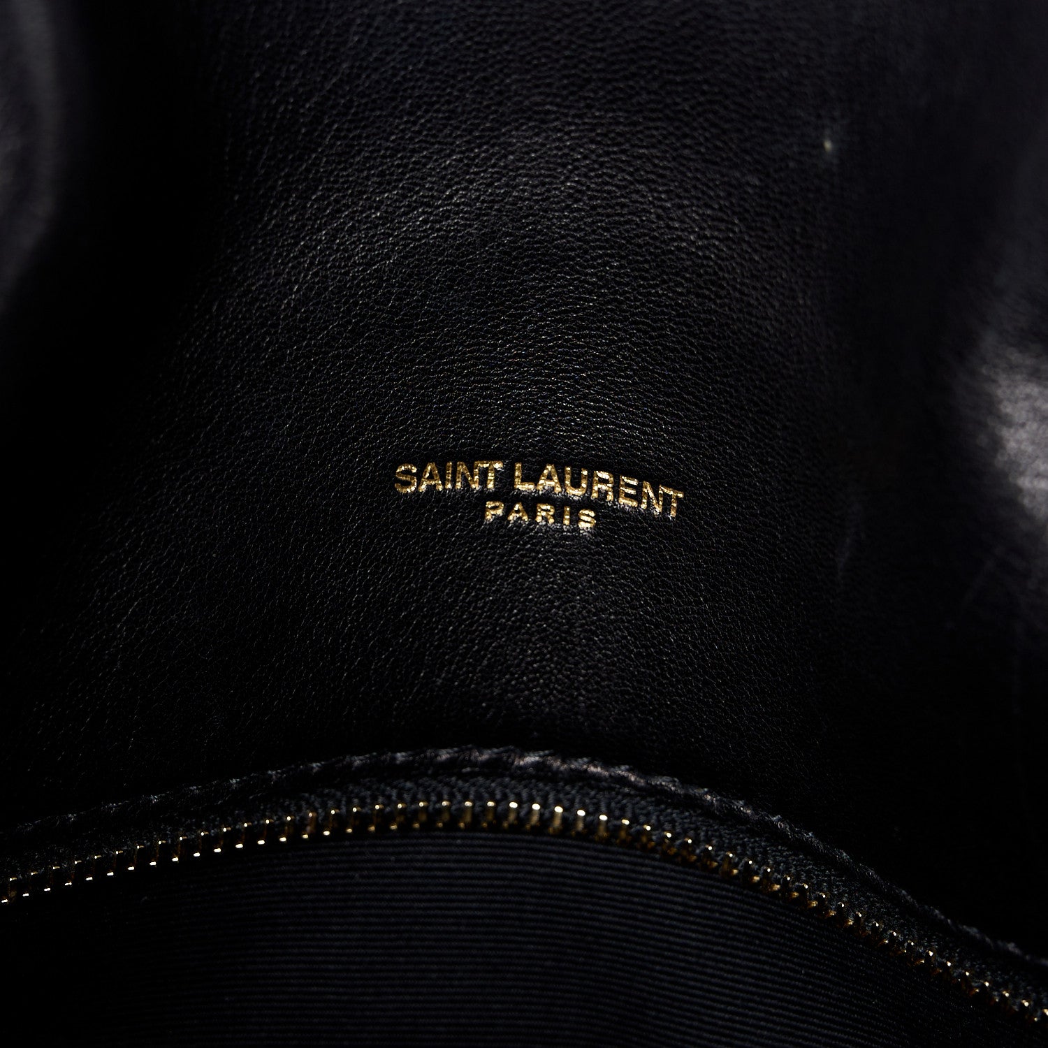 Saint Laurent Lambskin Quilted Small Loulou Puffer Monogram Chain Satchel Black 6 of 11