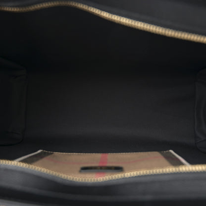 Burberry Calfskin Mega Check Small Banwell Tote Dark 5 of 9