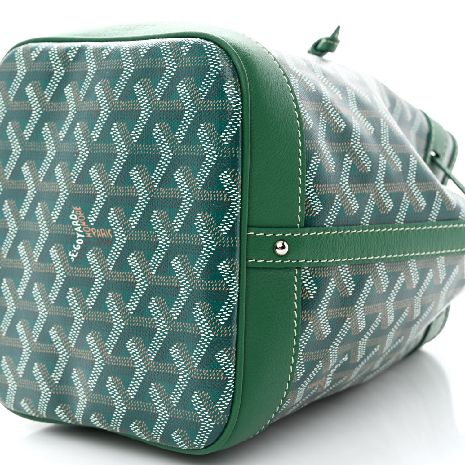 Goyard Goyardine Petit Flot Bucket Bag PM Green 9 of 9