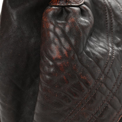 Fendi Zucca Nappa Nuvolata Vitello Tortuga Spy Tobacco Moro 13 of 14