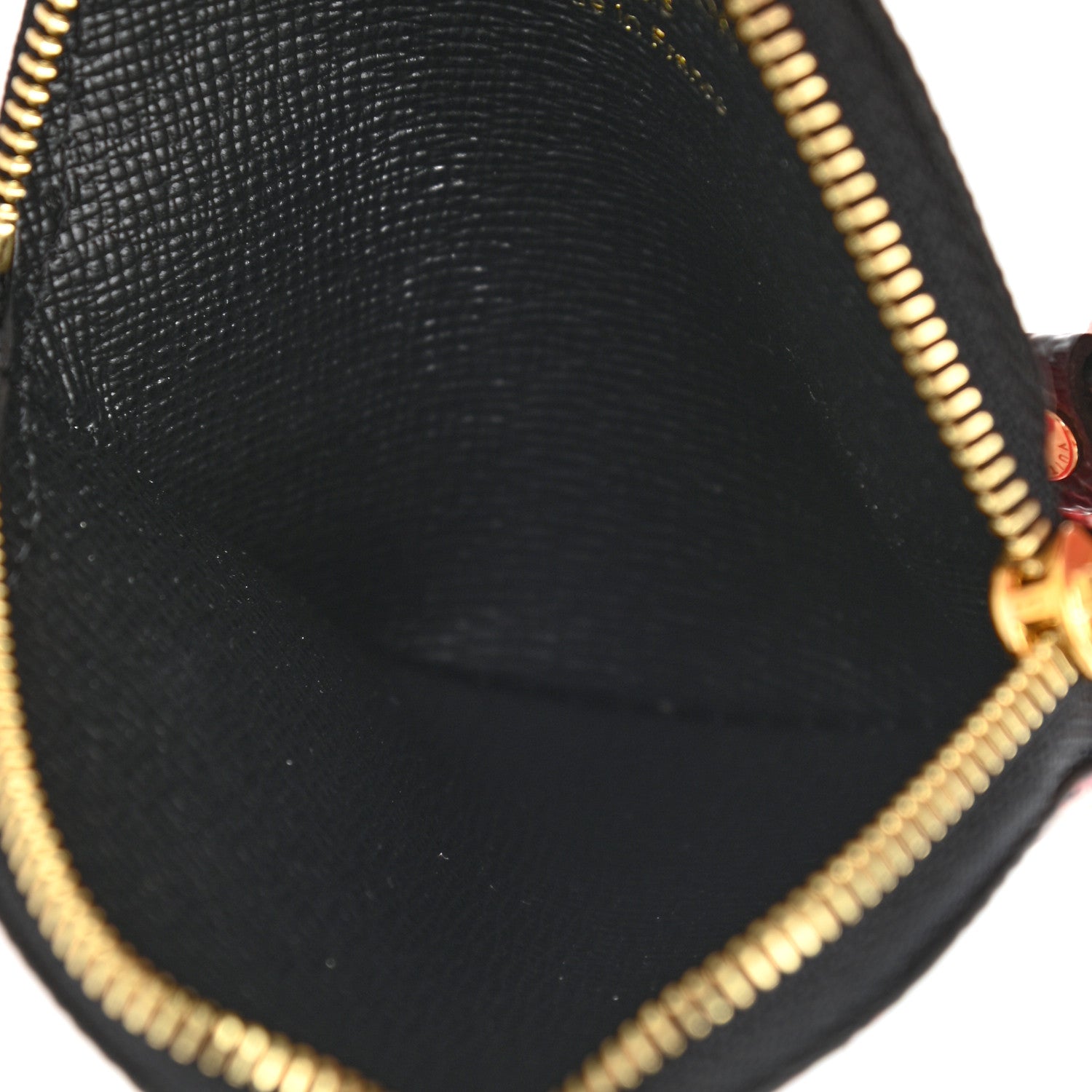 Louis Vuitton Monogram Giant Crafty Round Coin Purse Creme Rouge 5 of 7