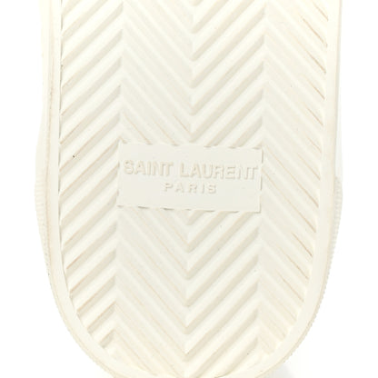 Saint Laurent Canvas Venice Sneakers 39 White 3 of 10
