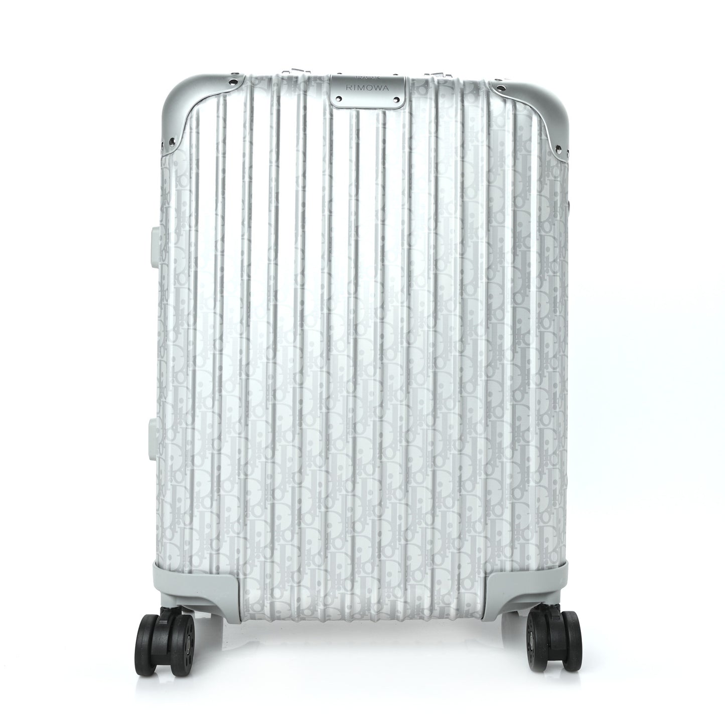 X RIMOWA Aluminum Gradient Cabin Luggage Silver