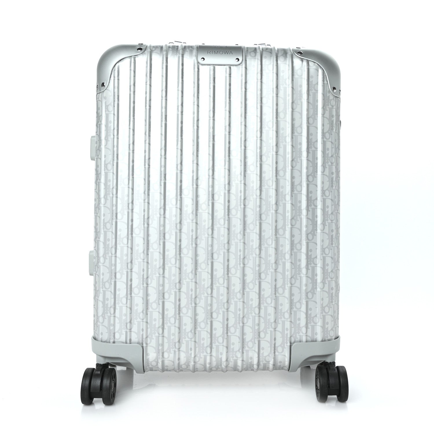 Christian Dior X RIMOWA Aluminum Gradient Cabin Luggage Silver 1 of 8