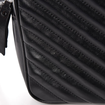 Saint Laurent Calfskin Matelasse Monogram Lou Camera Bag Black 11 of 11