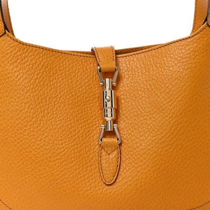 Gucci Soft Grained Calfskin Jackie O Hobo Orange 8 of 10