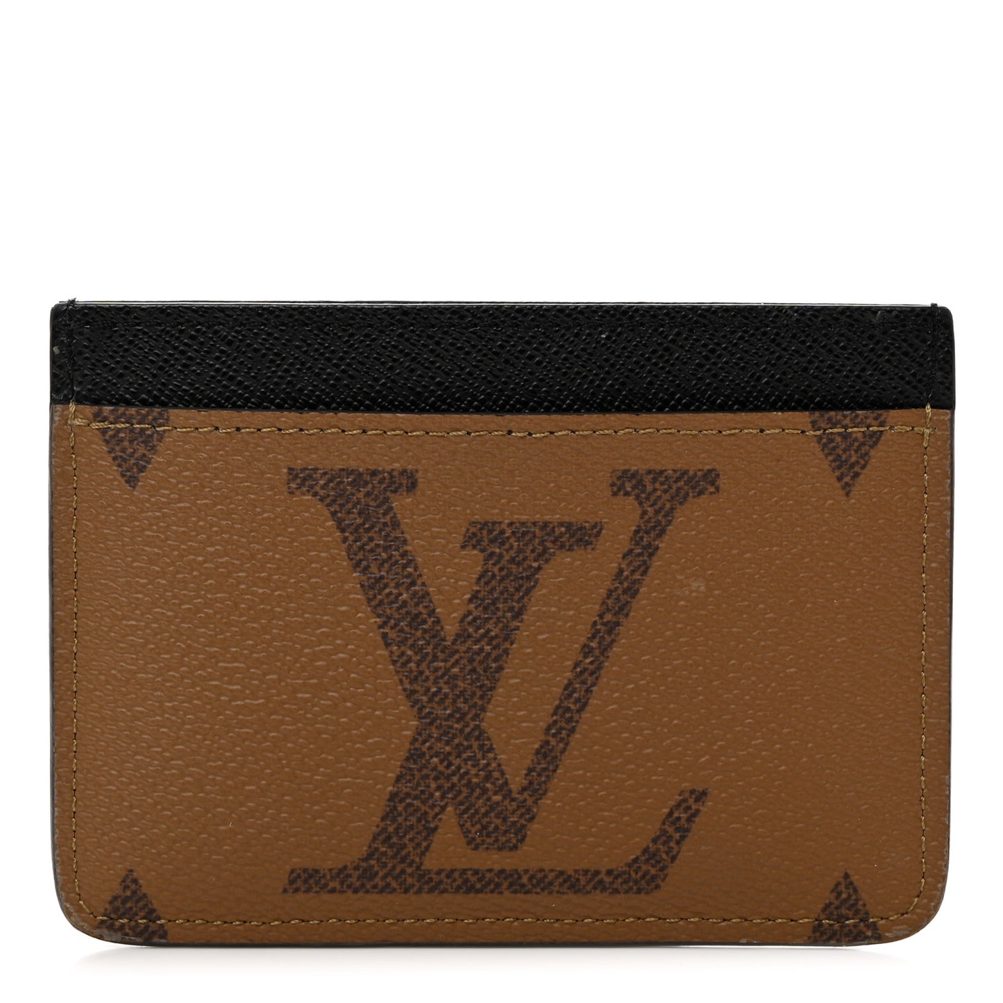 Reverse Monogram Side Up Card Holder