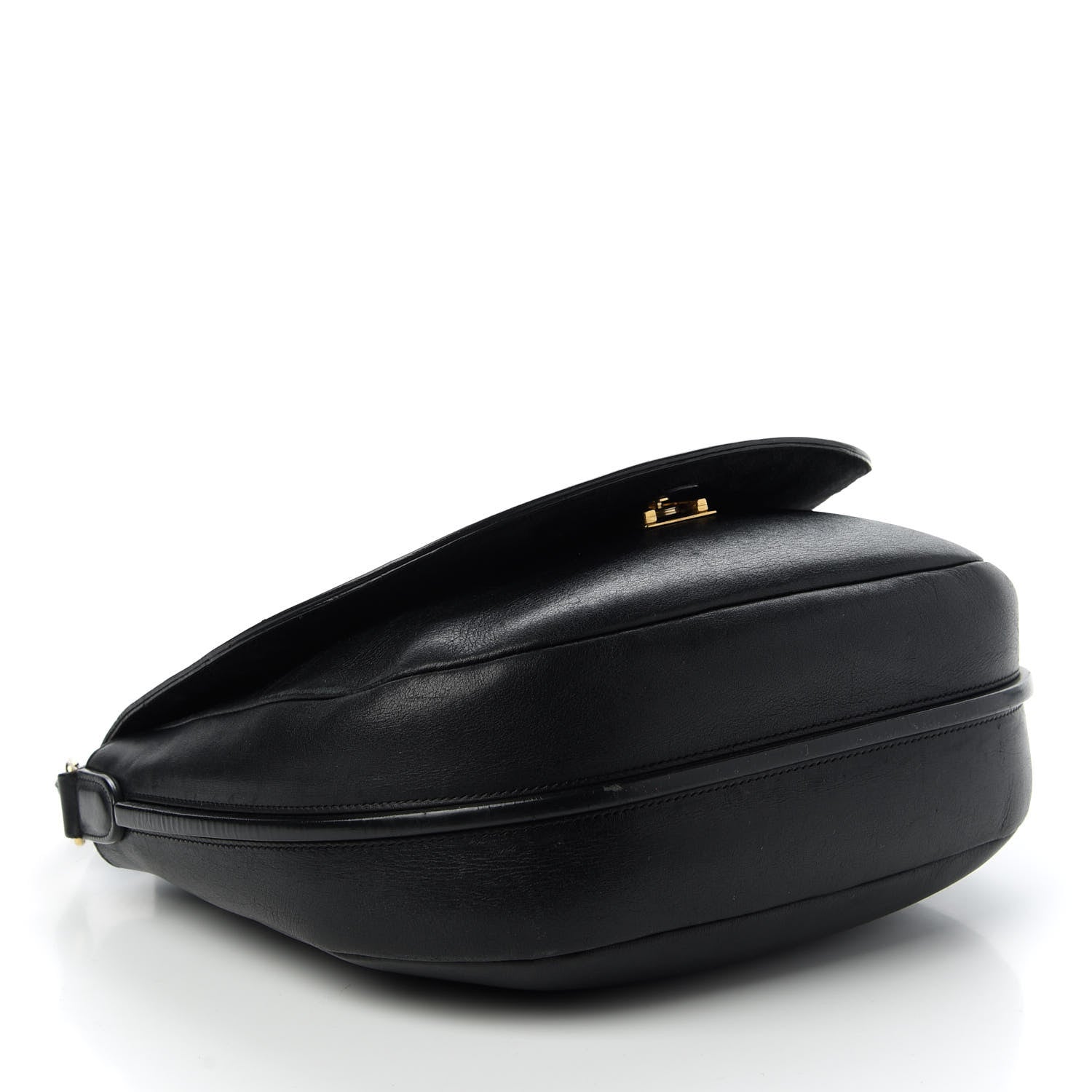 Celine Natural Calfskin Trotteur Messenger Black 4 of 9