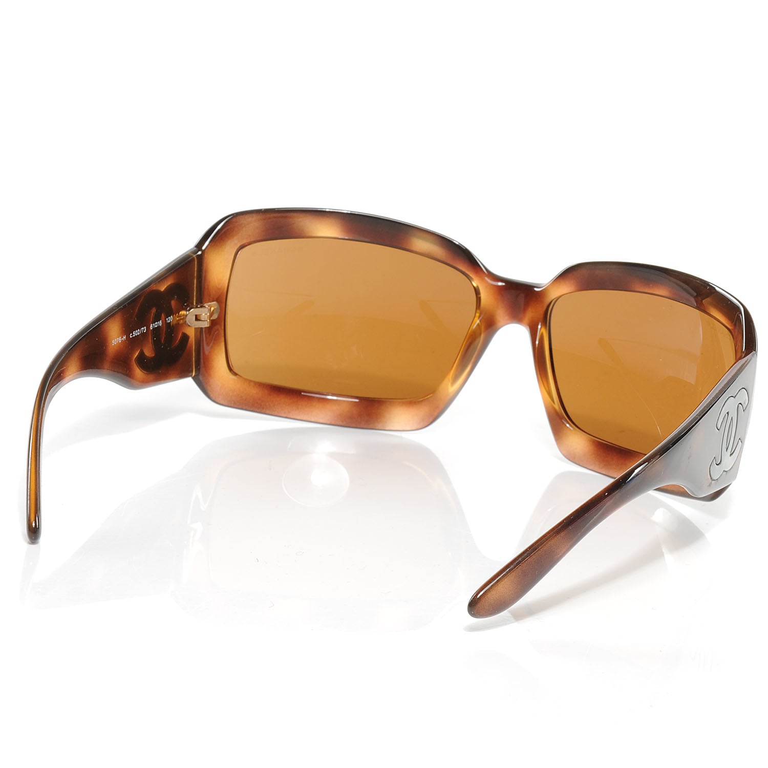 Chanel Mother of Pearl CC Sunglasses 5076 H Tortoise 2 of 5