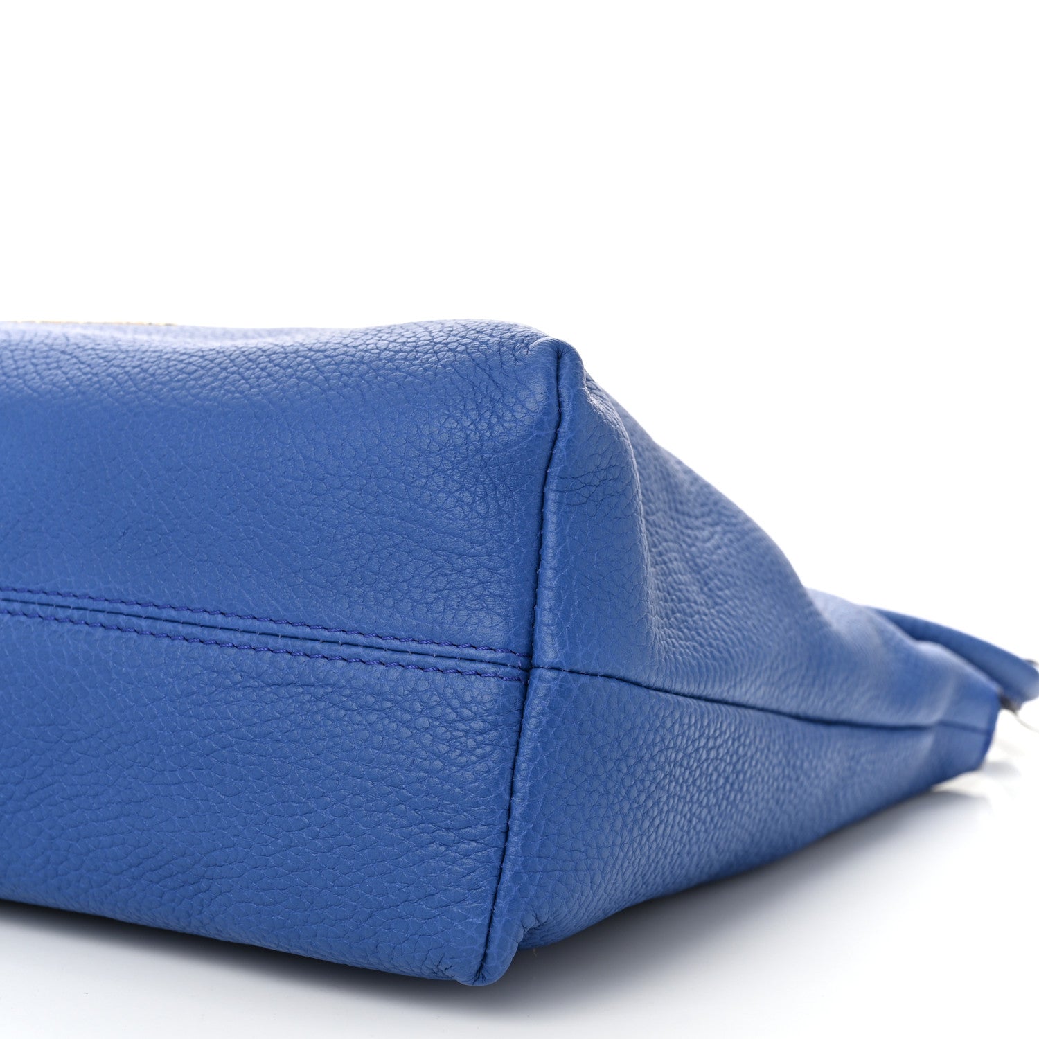 Burberry Grainy Calfskin Medium Baynard Tote Brilliant Blue 10 of 10