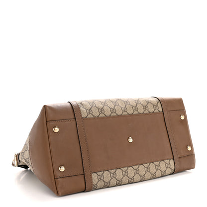 Gucci GG Supreme Monogram Medium Nice Top Handle Dome Bag Brown 4 of 13