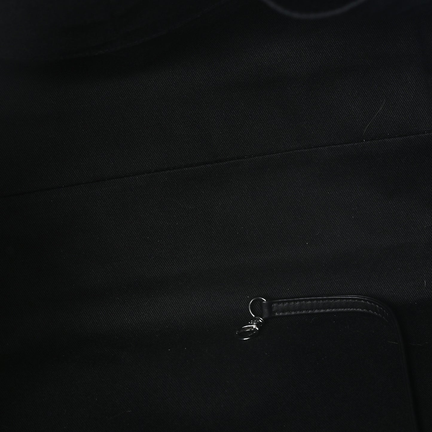 Canvas Pearl Medium Deauville Tote Black
