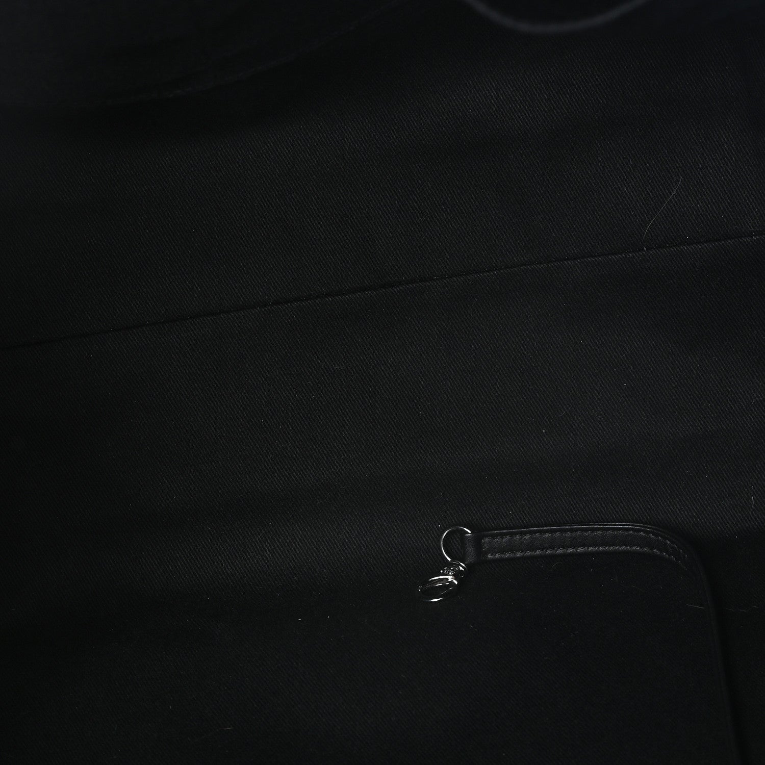 Chanel Canvas Pearl Medium Deauville Tote Black 5 of 10