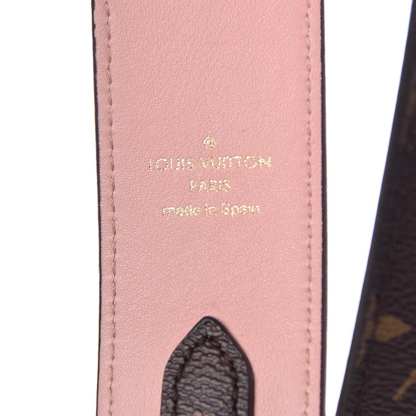 Monogram Bandouliere Shoulder Strap Rose Poudre