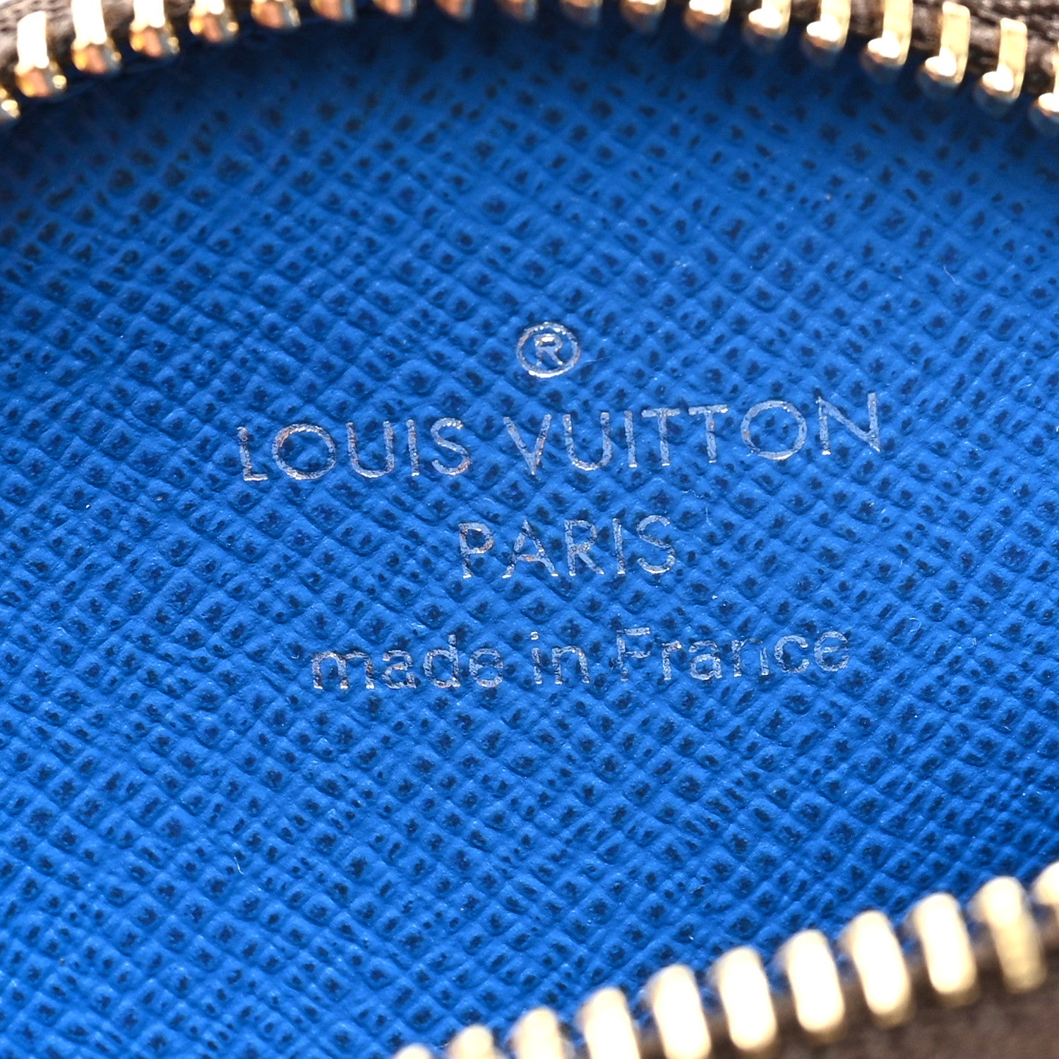Louis Vuitton Monogram 2019 Christmas Animation Round Coin Purse Blue 6 of 6