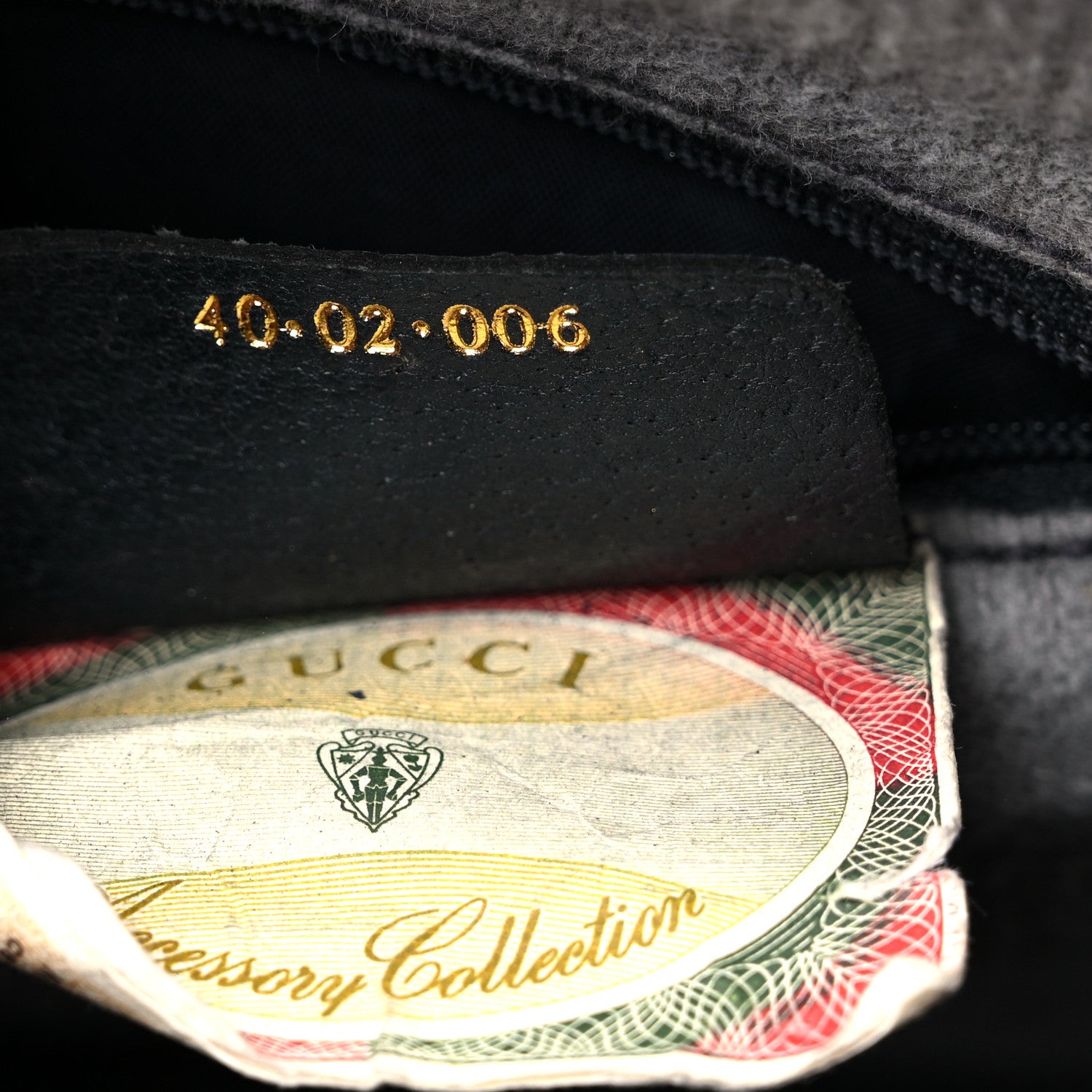 Gucci Monogram Vintage Web Boston Navy 7 of 12