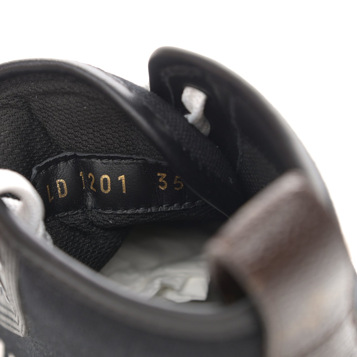 Canvas LV Squad Sneaker Boots 35 Black