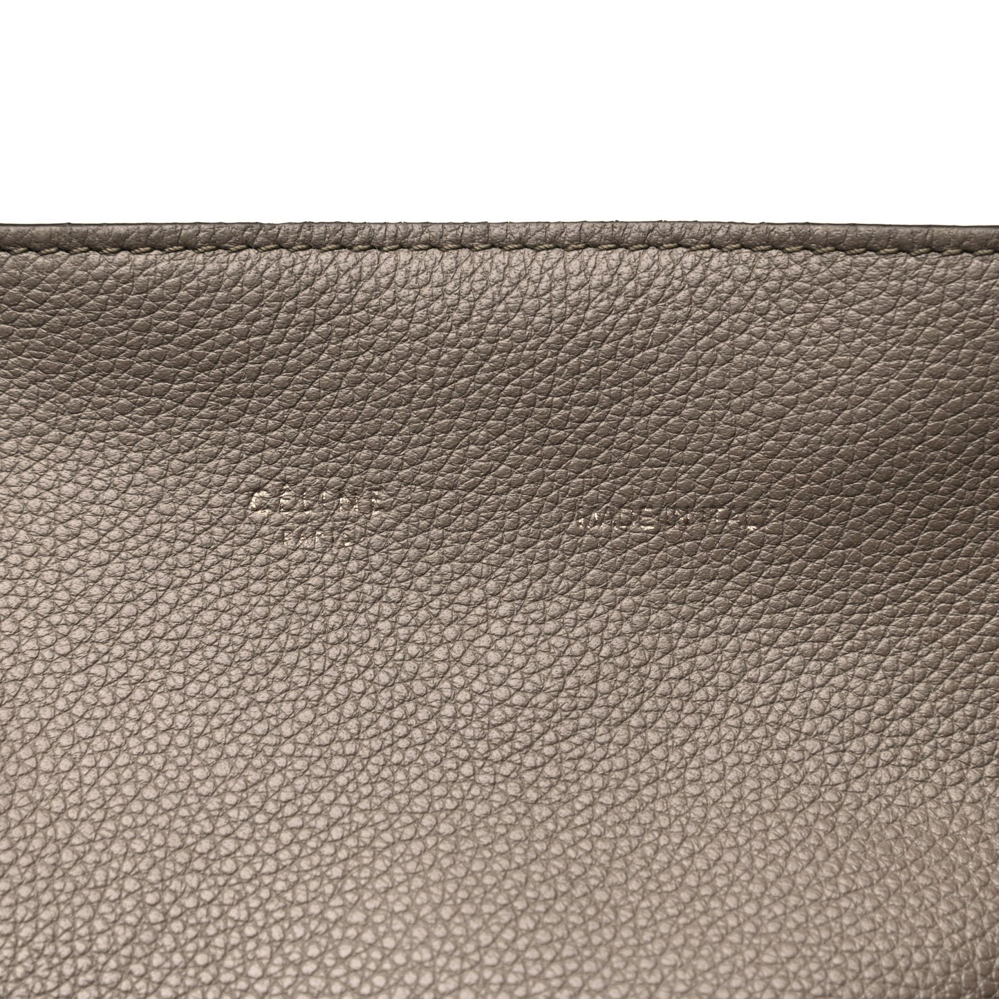 Soft Grained Calfskin Medium Belt Cabas Phantom Souris