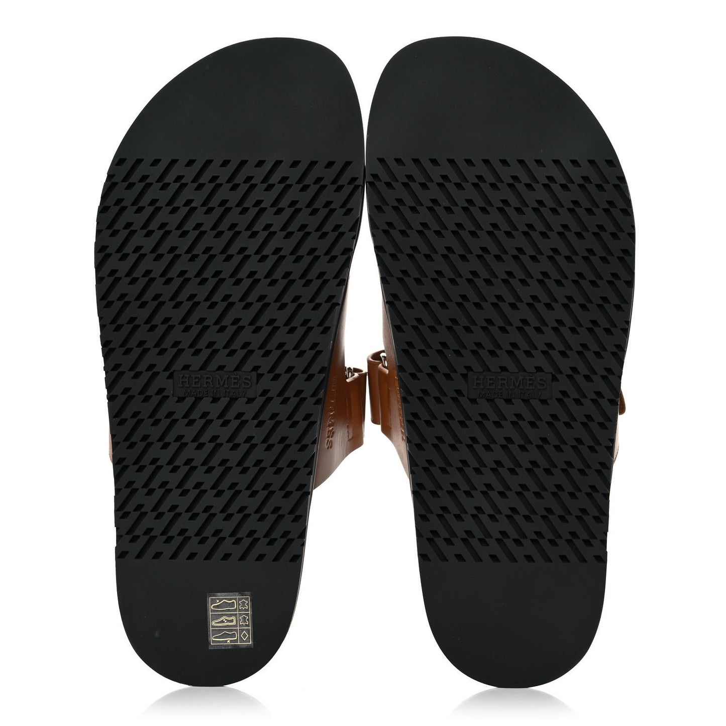 Calfskin Mens Chypre Sandals 43 Gold