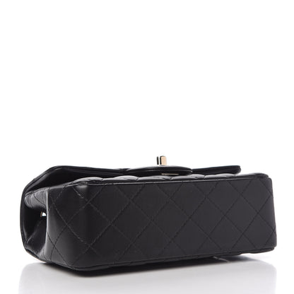 Chanel Lambskin Quilted Mini Rectangular Flap Black 4 of 10
