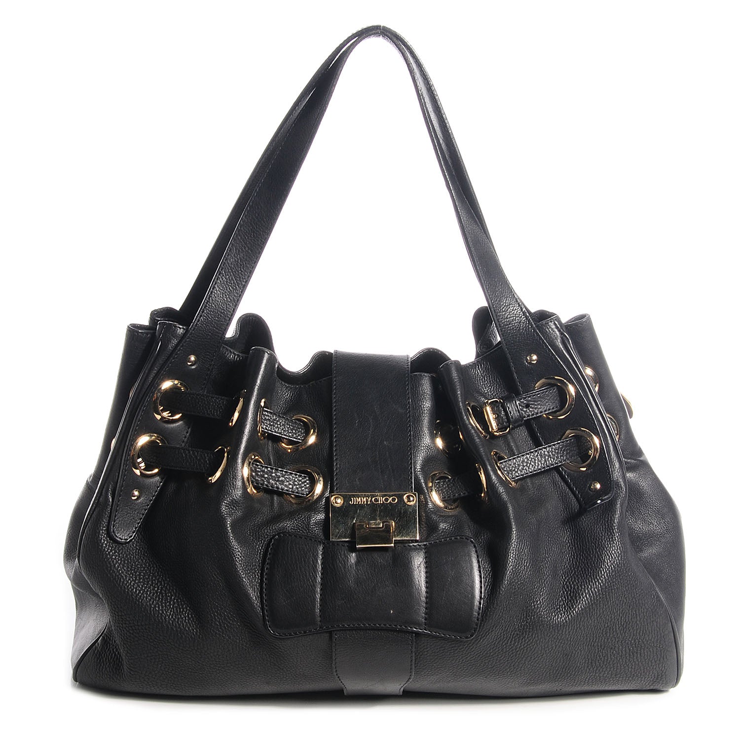Jimmy Choo Leather Ramona Tote Black 1 of 8